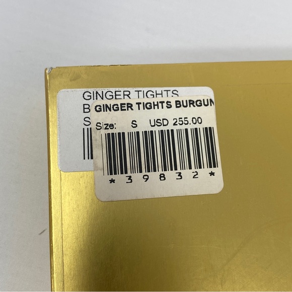 Agent Provocateur Ginger SOIREE Burgundy Tights NEW $255 - Picture 8 of 12